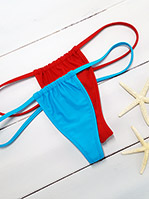 Adjustable Thong Micro Bikini Matte Lycra